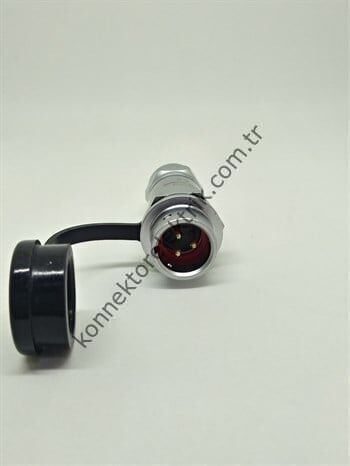 WEIPU SF1211/P3 3 Pin IP67 Metal Kasa Karşıt Kablo Tipi Erkek Su Geçirmez Konnektör