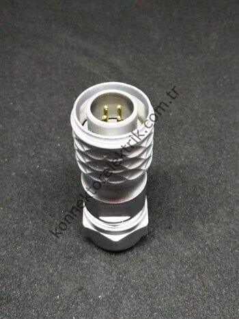 WEIPU SF1210/P4 4 Pin IP67 Metal Kasa Kablo Tipi Erkek Su Geçirmez Konnektör