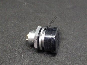 WEIPU SF1212/P4 4 Pin IP67 Metal Kasa Panel Tipi Erkek Su Geçirmez Konnektör