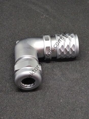 SF1214/P4 IP67 Metal 90° Açılı Kablo Tipi Konnektör