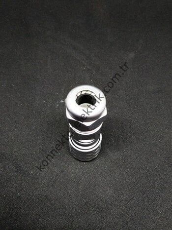 WEIPU SF1210/P5 5 Pin IP67 Metal Kasa Kablo Tipi Erkek Su Geçirmez Konnektör