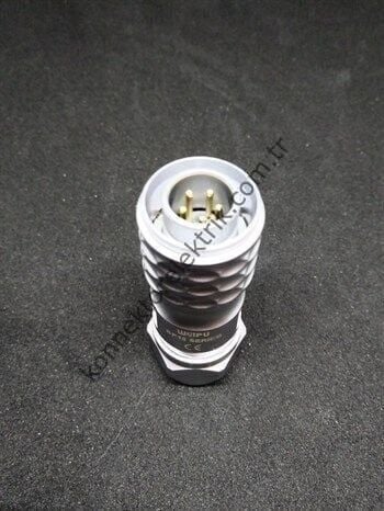 WEIPU SF1210/P5 5 Pin IP67 Metal Kasa Kablo Tipi Erkek Su Geçirmez Konnektör