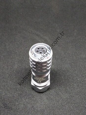 WEIPU SF1210/S5 5 Pin IP67 Metal Kasa Kablo Tipi Dişi Su Geçirmez Konnektör