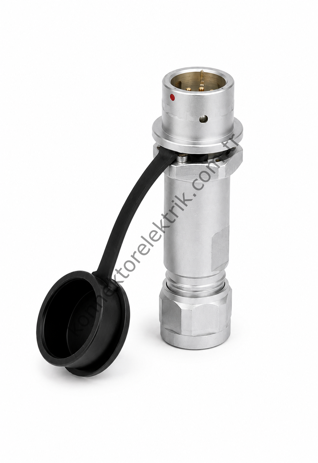 WEIPU SF1211/P5 5 Pin IP67 Metal Kasa Karşıt Kablo Tipi Erkek Su Geçirmez Konnektör