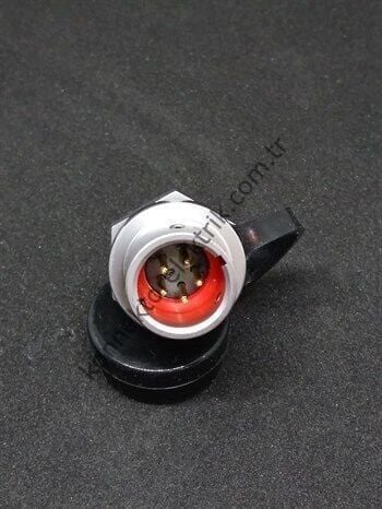 WEIPU SF1212/P5 5 Pin IP67 Metal Kasa Panel Tipi Erkek Su Geçirmez Konnektör