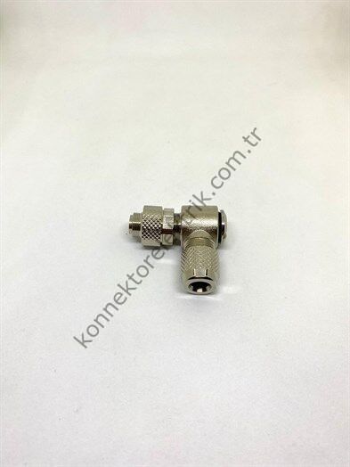 HZ CONNECTORS M9 3 Pin Metal Kasa 90° Açılı Kablo Tipi Erkek Endüstriyel Konnektör