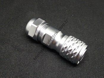 WEIPU SF1210/S6 6 Pin IP67 Metal Kasa Kablo Tipi Dişi Su Geçirmez Konnektör