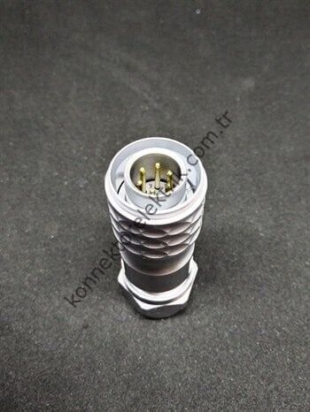 WEIPU SF1210/P6 6 Pin IP67 Metal Kasa Kablo Tipi Erkek Su Geçirmez Konnektör