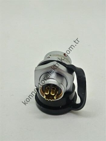 WEIPU SF1212/P6 6 Pin IP67 Metal Kasa Panel Tipi Erkek Su Geçirmez Konnektör