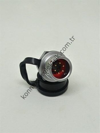 WEIPU SF1212/P6 6 Pin IP67 Metal Kasa Panel Tipi Erkek Su Geçirmez Konnektör