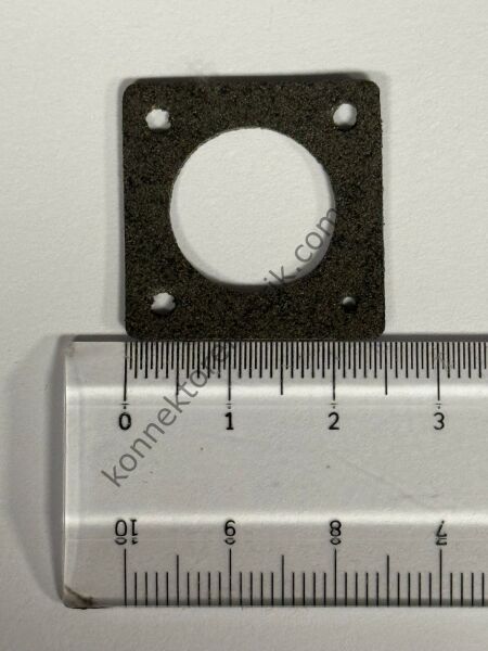 Q&S 10 Shell Size Kare Flanş EMI Gasket Konnektör Contası