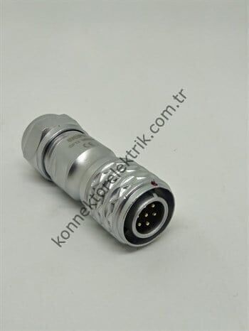 WEIPU SF1210/P7 7 Pin IP67 Metal Kasa Kablo Tipi Erkek Su Geçirmez Konnektör