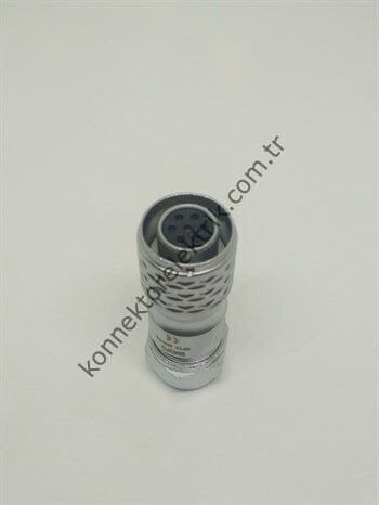 WEIPU SF1210/S7 7 Pin IP67 Metal Kasa Kablo Tipi Dişi Su Geçirmez Konnektör