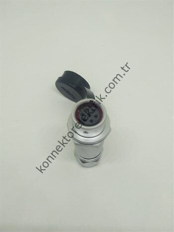 WEIPU SF1211/S7 7 Pin IP67 Metal Kasa Karşıt Kablo Tipi Dişi Su Geçirmez Konnektör