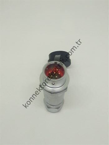WEIPU SF1211/P7 7 Pin IP67 Metal Kasa Karşıt Kablo Tipi Erkek Su Geçirmez Konnektör