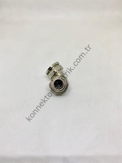 M9 Önden Somunlu 6 Pin Panel Tipi Erkek Konnektör