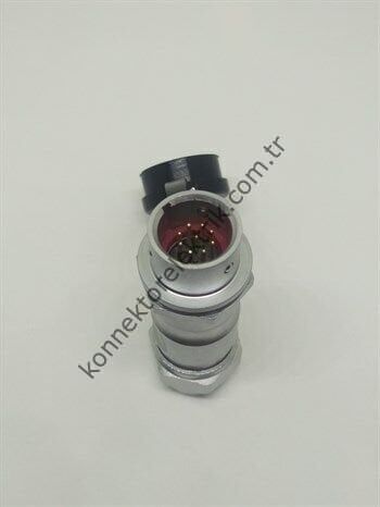 WEIPU SF1211/P9 9 Pin IP67 Metal Kasa Karşıt Kablo Tipi Erkek Su Geçirmez Konnektör