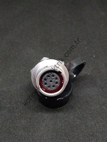WEIPU SF1212/S9 9 Pin IP67 Metal Kasa Panel Tipi Dişi Su Geçirmez Konnektör