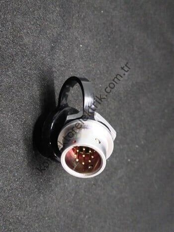 WEIPU SF1212/P9 9 Pin IP67 Metal Kasa Panel Tipi Erkek Su Geçirmez Konnektör