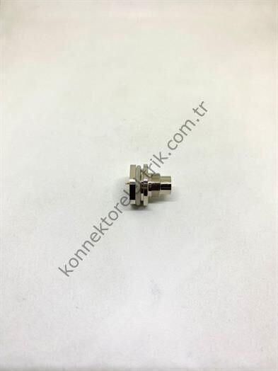 HZ CONNECTORS M9 Arkadan Somunlu 8 Pin Metal Kasa Panel Tipi Erkek Endüstriyel Konnektör