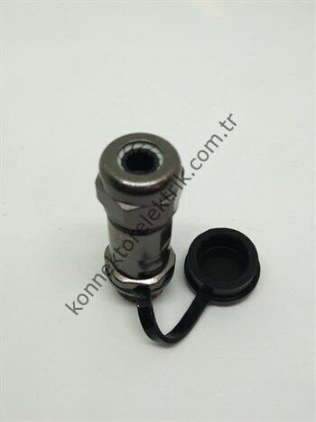 WEIPU ST1211/P2 2 Pin IP67 Metal Kasa Karşıt Kablo Tipi Erkek Su Geçirmez Konnektör