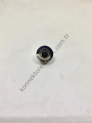 HZ CONNECTORS M9 Arkadan Somunlu 2 Pin Metal Kasa Panel Tipi Dişi Endüstriyel Konnektör