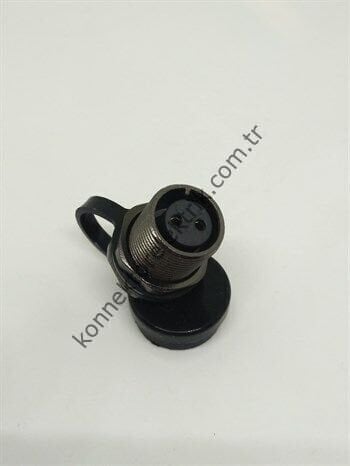 WEIPU ST1213/S2 2 Pin IP67 Metal Kasa Panel Tipi Dişi Su Geçirmez Konnektör