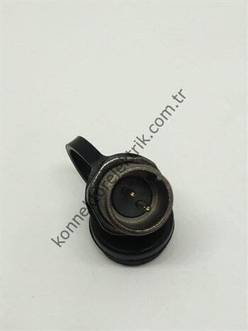 WEIPU ST1213/P2 2 Pin IP67 Metal Kasa Panel Tipi Erkek Su Geçirmez Konnektör