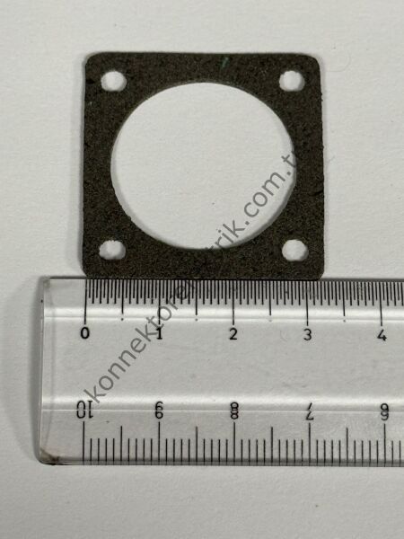 Q&S 16 Shell Size Kare Flanş EMI Gasket Konnektör Contası