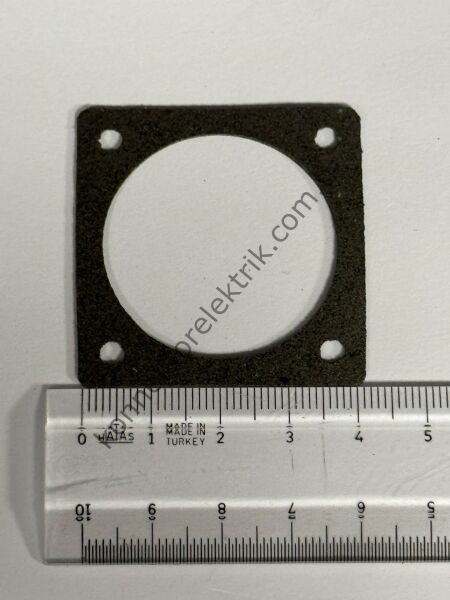 Q&S 22 Shell Size Kare Flanş EMI Gasket Konnektör Contası