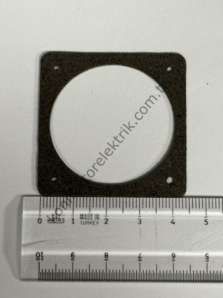 Q&S 24 Shell Size Kare Flanş EMI Gasket Konnektör Contası