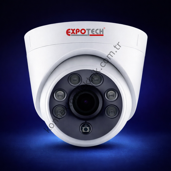 EXPOTECH EX-D6011P 2 Megapiksel IR Dome AHD Gece Görüşlü Kamera