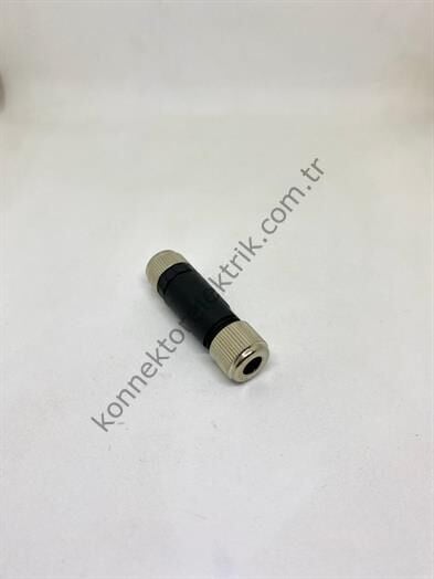 HZ CONNECTORS M8 3 Pin Plastik Kasa Kablo Tipi Dişi Endüstriyel Konnektör