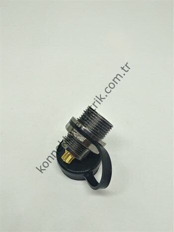 WEIPU ST1212/P3 3 Pin IP67 Metal Kasa Panel Tipi Erkek Su Geçirmez Konnektör