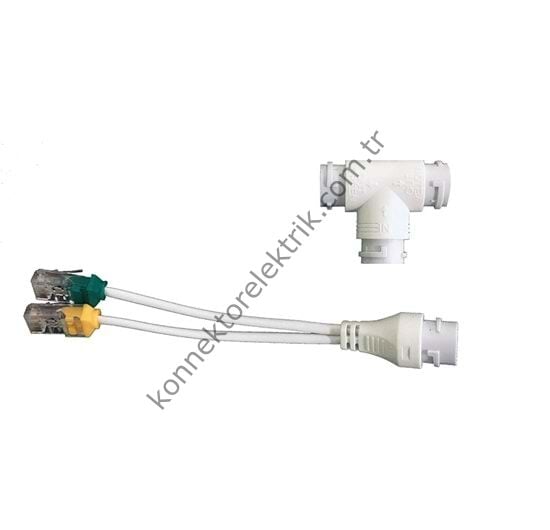 EXPOTECH EX-SWTCH1002 1 Giriş 2 Çıkış PoE Adaptör PoE Çoklayıcı