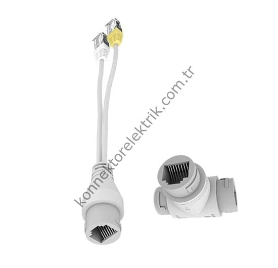 EXPOTECH EX-SWTCH1002 1 Giriş 2 Çıkış PoE Adaptör PoE Çoklayıcı