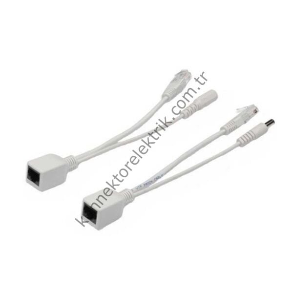 EXPOTECH ASS4116 IP Kamera Pasif PoE Adaptör Seti PoE Enjektör ve Ayırıcı