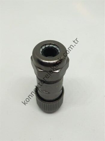WEIPU ST1210/P4 4 Pin IP67 Metal Kasa Kablo Tipi Erkek Su Geçirmez Konnektör