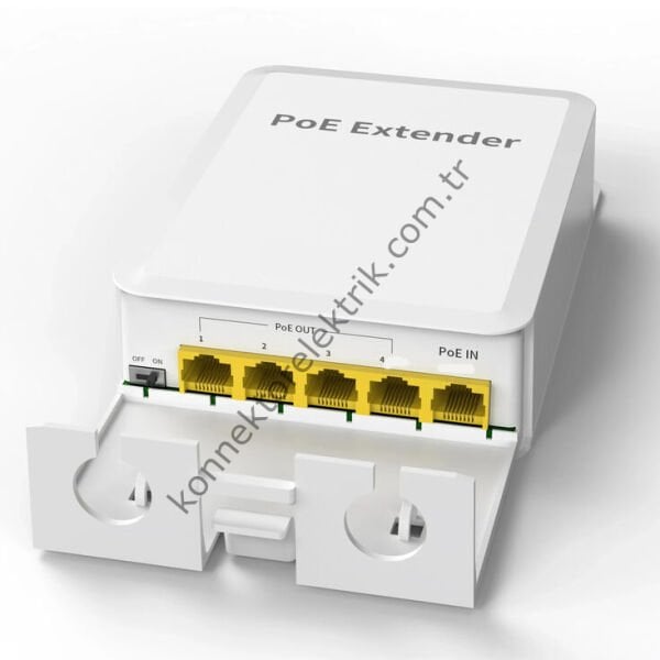 EXPOTECH EX-SW1004G-OUT 1x4 Gigabit PoE Çoklayıcı 90W PoE Extender