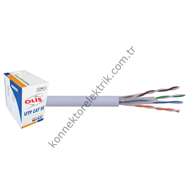 EXPOTECH INF-CCACAT6PVC CAT6 UTP CCA 23AWG 0.57mm PVC Network Kablosu (305 Metre)