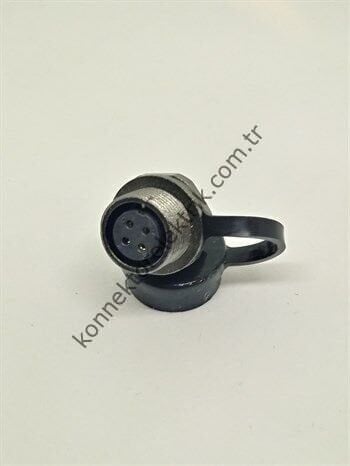 WEIPU ST1212/S4 4 Pin IP67 Metal Kasa Panel Tipi Dişi Su Geçirmez Konnektör