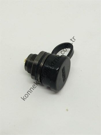 WEIPU ST1212/P4 4 Pin IP67 Metal Kasa Panel Tipi Erkek Su Geçirmez Konnektör