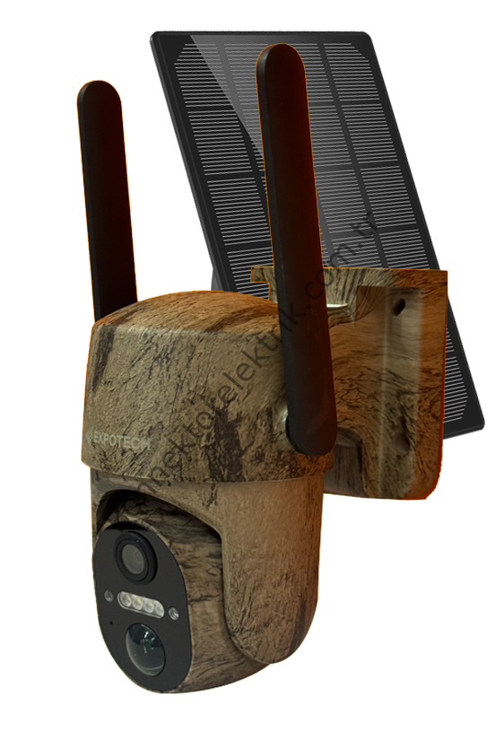 EX-US51RB-4GKM 3 Megapiksel 4G Kamufle IP PT Kamera UBOX Akıllı Uygulama