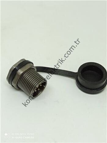 WEIPU ST1213/P4 4 Pin IP67 Metal Kasa Panel Tipi Erkek Su Geçirmez Konnektör