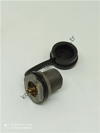 WEIPU ST1213/P4 4 Pin IP67 Metal Kasa Panel Tipi Erkek Su Geçirmez Konnektör