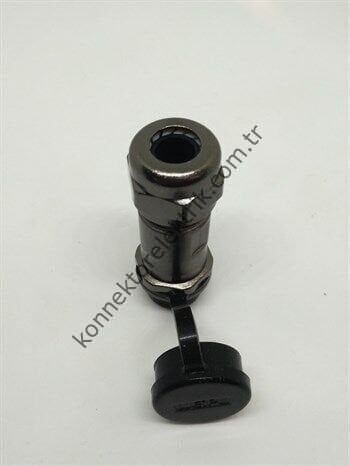 WEIPU ST1211/S5 5 Pin IP67 Metal Kasa Karşıt Kablo Tipi Dişi Su Geçirmez Konnektör