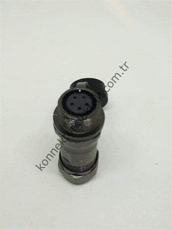 WEIPU ST1211/S5 5 Pin IP67 Metal Kasa Karşıt Kablo Tipi Dişi Su Geçirmez Konnektör