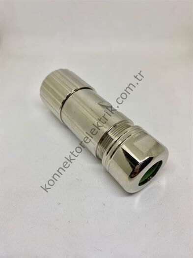 HZ CONNECTORS M23 12 Pin Metal Kasa Kablo Tipi Erkek Endüstriyel Konnektör