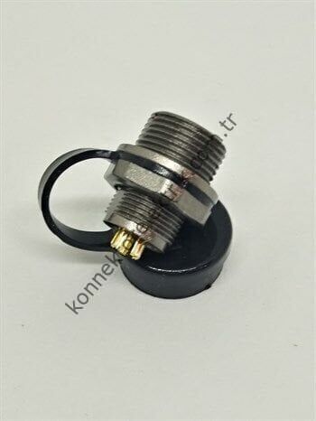 WEIPU ST1212/S5 5 Pin IP67 Metal Kasa Panel Tipi Dişi Su Geçirmez Konnektör