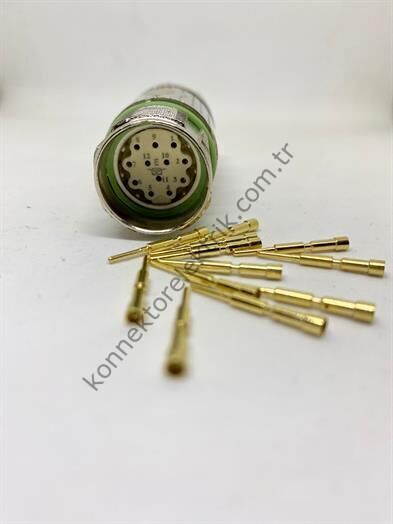 M23 12 Pin Karşıt Kablo Tipi Erkek Konnektör